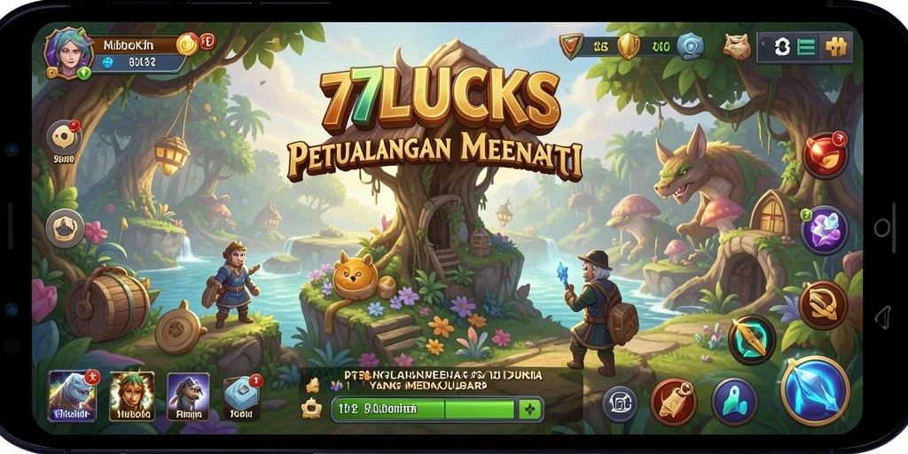 Tampilan gameplay memukau di 77LUCKS yang penuh tantangan.