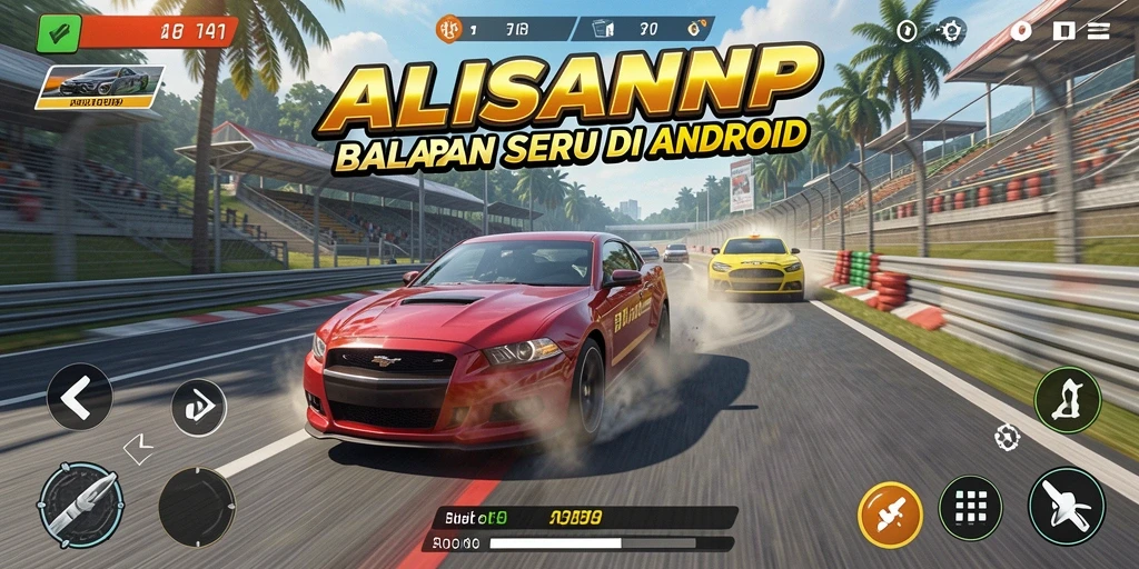 Gameplay balapan seru dan interaktif di ALISANRP.