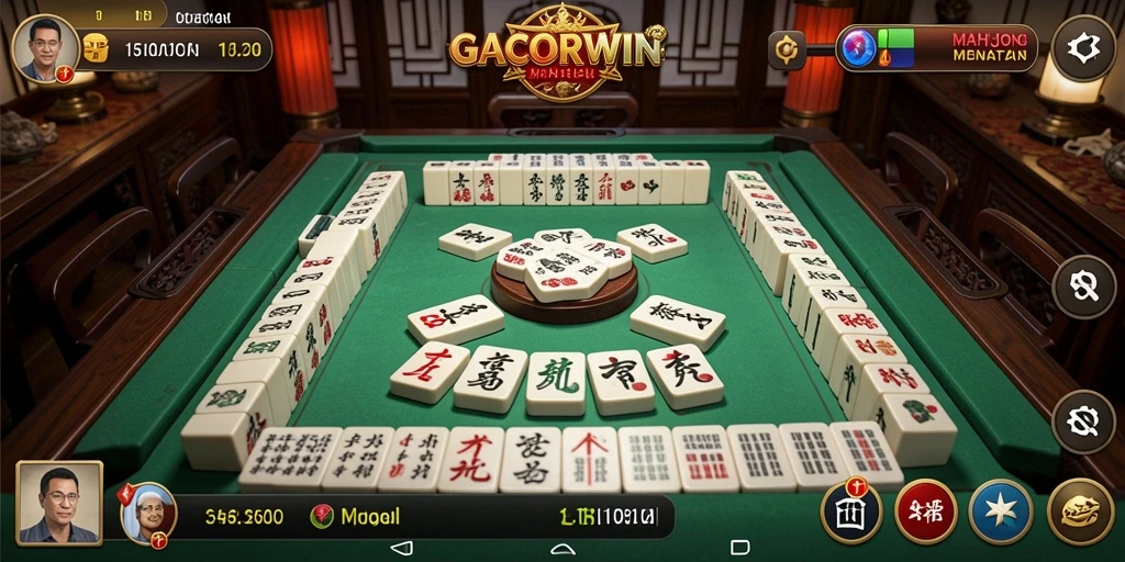 Screenshot dari gameplay seru GACORWIN menampilkan tantangan Mahjong yang menarik.