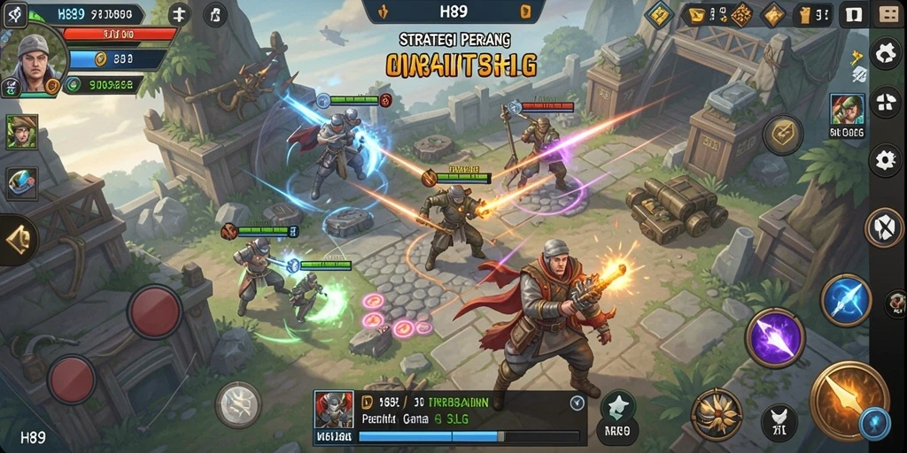 Gameplay H89 yang mendebarkan dengan elemen strategi tinggi.