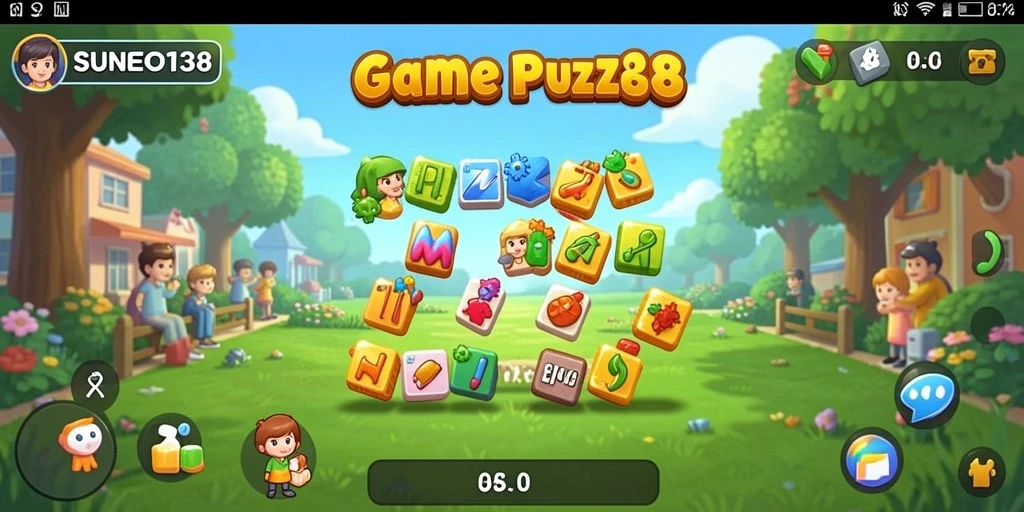 Tangkapan layar gameplay <strong>SUNEO138</strong> yang menampilkan berbagai teka-teki menantang.